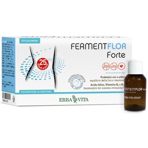 FERMENTFLOR FORTE FLACONCINI ERBAVITA - immagine 2