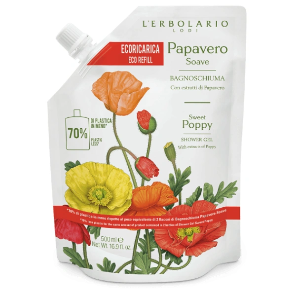 PAPAVERO SOAVE ECORICARICA 500 ml ERBOLARIO - immagine 2