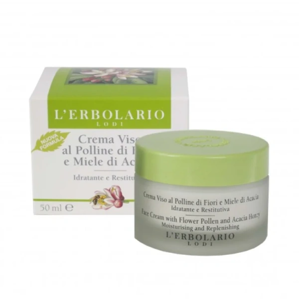 L'ERBOLARIO CREMA VISO AL POLLINE DI FIORI E MIELE DI ACACIA - immagine 2