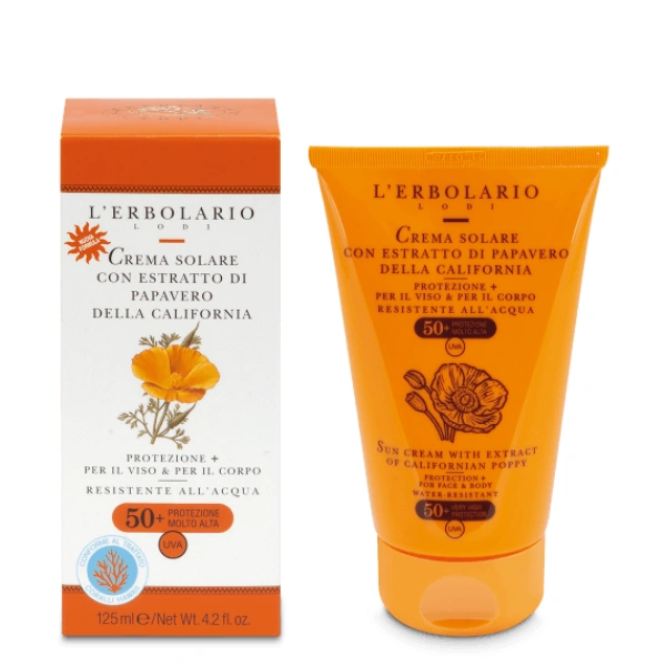 CREMA SOLARE CON ESTRATTO DI PAPAVERO SPF 50 L'ERBOLARIO - immagine 2