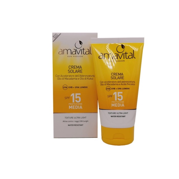 CREMA SOLARE SPF 15 AMVITAL - immagine 2