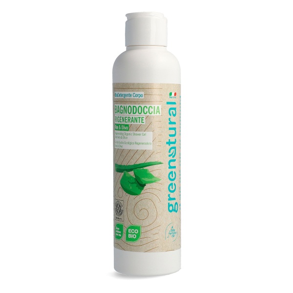 GREEN NATURL BAGNODOCCIA ALOE E OLIVO - immagine 2