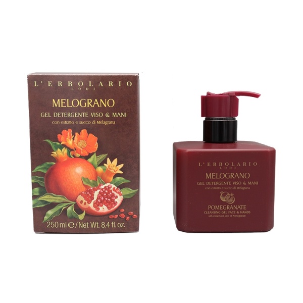 MELOGRANO GEL DETERGENTE VISO E MANI 250ml  L'ERBOLARIO - immagine 2