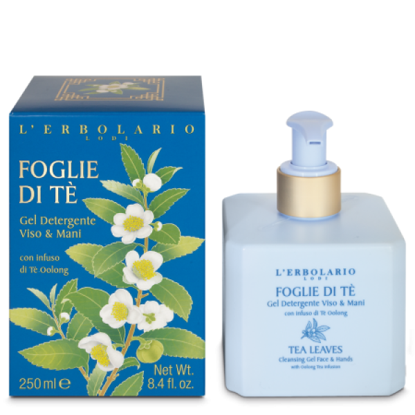 FOGLIE DI TE' GEL DETERGENTE VISO E MANI L'ERBOLARIO - immagine 2