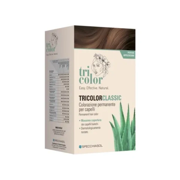 TRICOLOR CLASSIC NATURALI - TINTA PER CAPELLI - 3 CASTANO SCURO - SPECCHIASOL - immagine 2