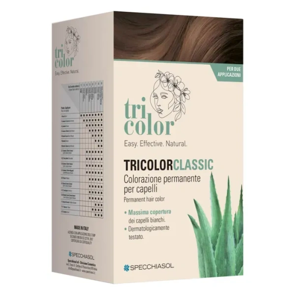 TRICOLOR CLASSIC NATURALI - TINTA PER CAPELLI - 6 BIONDO SCURO - SPECCHIASOL - immagine 2