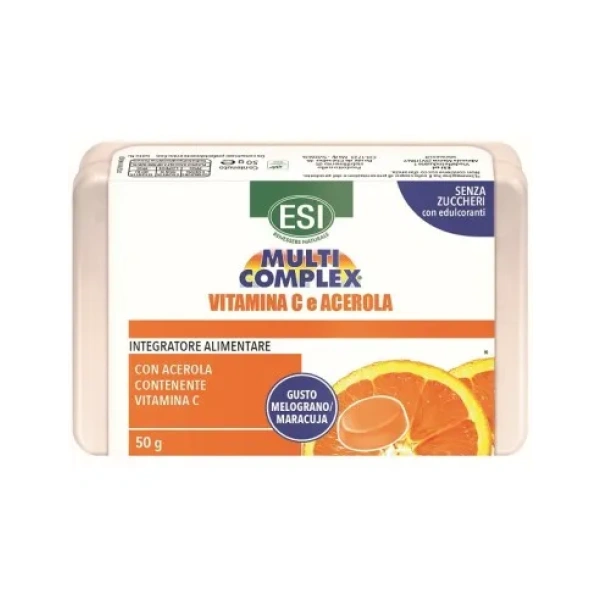 MULTICOMPLEX VITAMINA C E ACEROLA caramelle 50gr - ESI