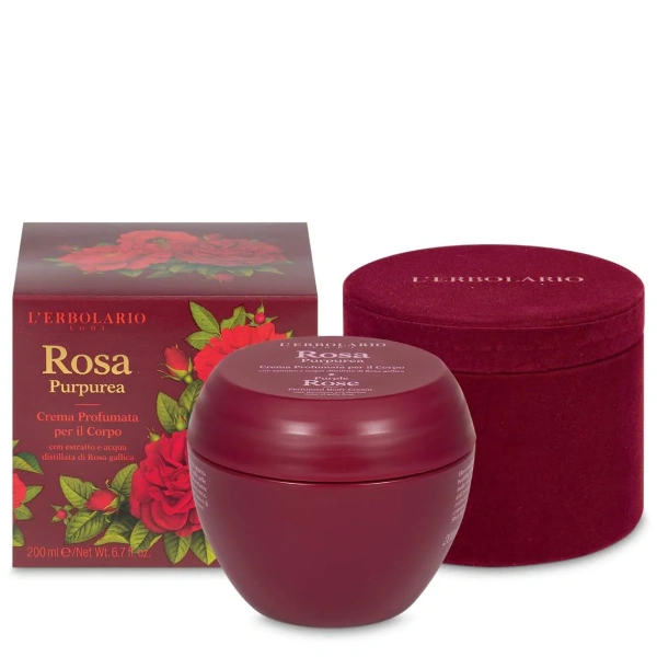 ROSA PURPUREA CREMA PROFUMATA PER IL CORPO 200 ml L'ERBOLARIO - immagine 2