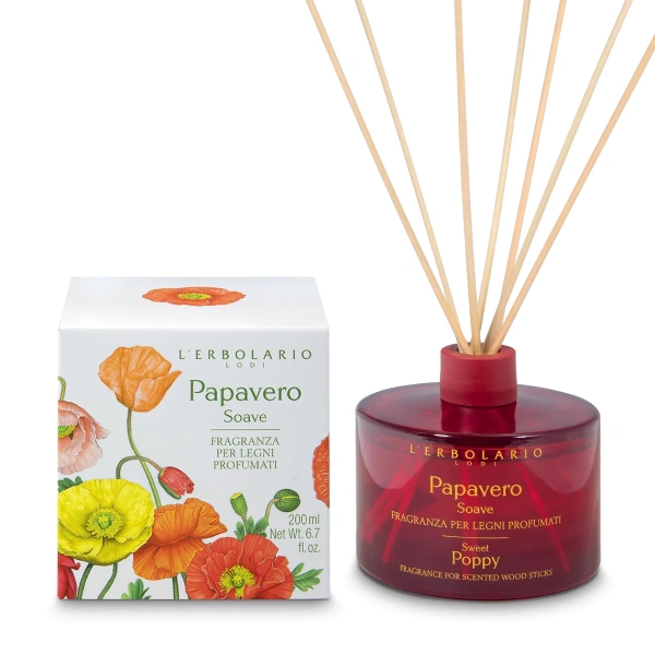 PAPAVERO FRAGRANZA PER LEGNI PROFUMATI L'ERBOLARIO - immagine 2