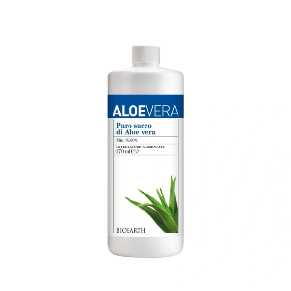 puro succo di aloe 475 ml bioearth - immagine 2