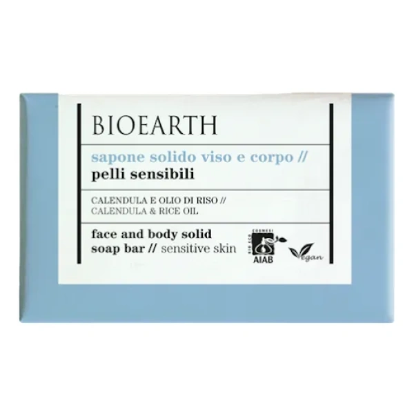 SAPONE SOLIDO VISO E CORPO PELLI SENSIBILI BIOEARTH - immagine 2
