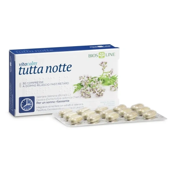 VITACALM TUTTA NOTTE 30 CPR RETARD BIOSLINE
