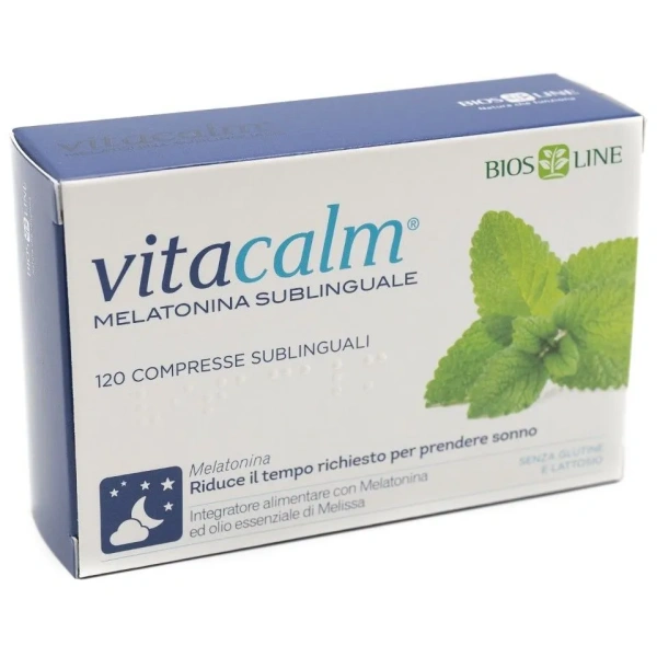 VITACALM MELATONINA SUBLINGUALE 120 CPR BIOSLINE