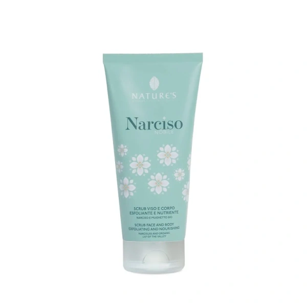 SCRUB VISO E CORPO ESFOLIANTE E NUTRIENTE NARCISO E MUGHETTO BIO - NARCISO NOBILE - NATURE'S - immagine 2