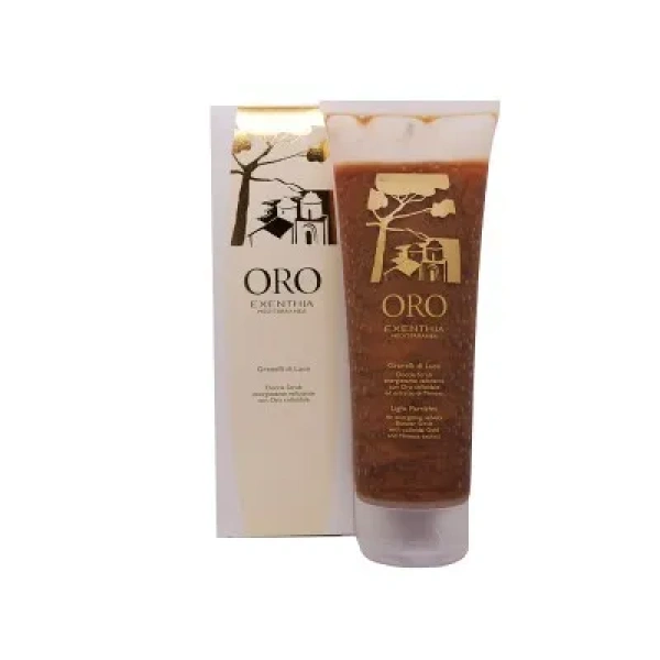 ORO - GRANELLI DI LUCE doccia scrub vellutante - EXENTHIA MEDITERRANEA - immagine 2