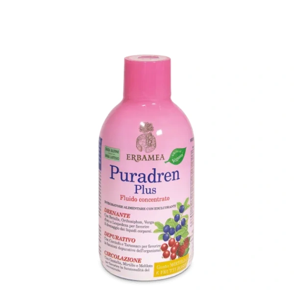 PURADREN PLUS MIRTILLI&FRUTTI ROSSI - 500ml - ERBAMEA