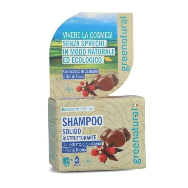 SHAMPOO SOLIDO NUTRIENTE GREENNATURAL - immagine 2