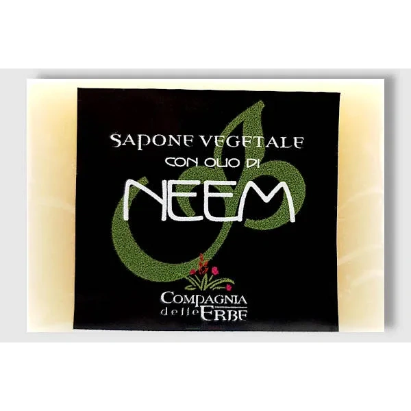 SAPONE VEGETALE CON OLIO DI NEEM - COMPAGNIA DELLE ERBE - immagine 2