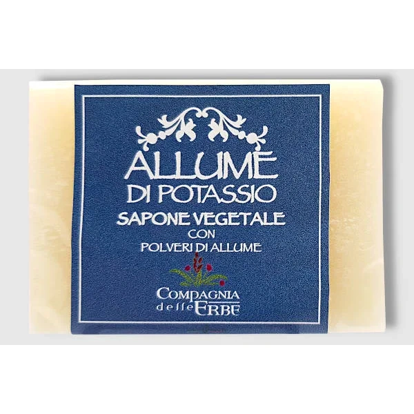 SAPONE VEGETALE ALL'ALLUME DI POTASSIO - ECOBEAUTY - immagine 2