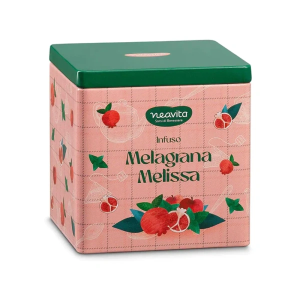 SQUARE TIN ROSA HAPPY FRUITS - immagine 2