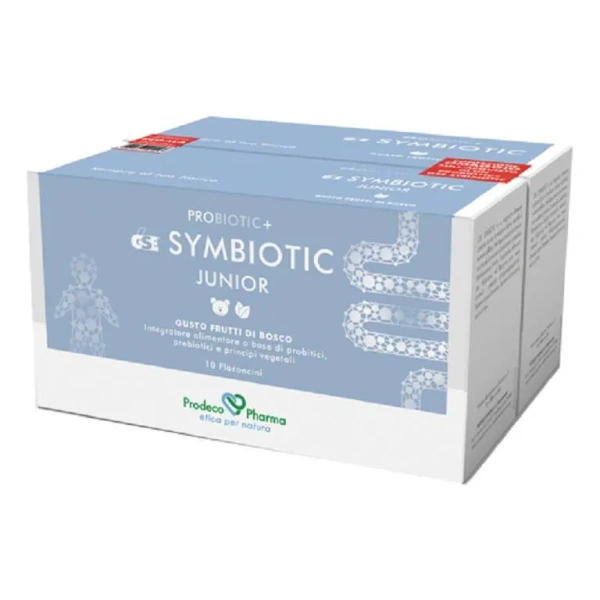 PROBIOTIC+ GSE SYMBIOTIC JUNIOR - 10 FLACONCINI GUSTO FRUTTI DI BOSCO - PRODECO PHARMA - immagine 2