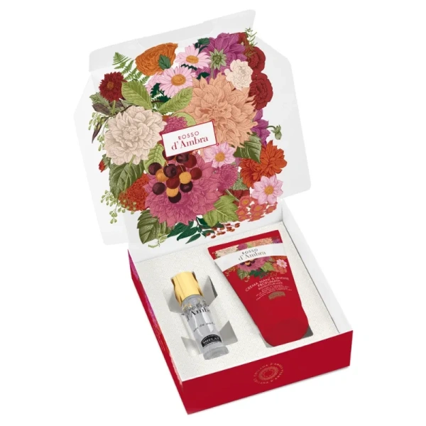 ROSSO D'AMBRA COFANETTO REGALO PROFUMO+CREMA HELAN
