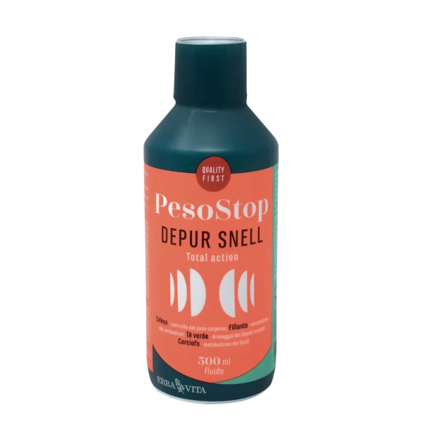 PESO STOP DEPUR SNELL TOTAL ACTIO 500 ml ERBAVITA - immagine 2