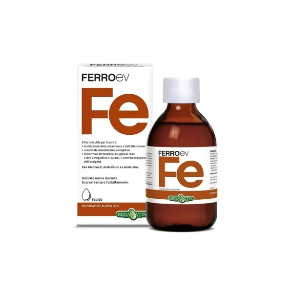 FERRO EV FLUIDO 250 ML ERBAVITA - immagine 2