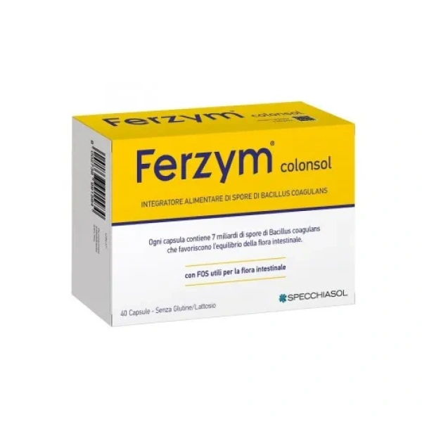 FERZYM COLONSOL - 40 capsule - SPECCHIASOL - immagine 2