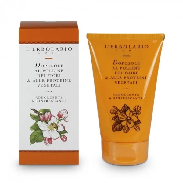 L'ERBOLARIO DOPOSOLE CON POLLINE DEI FIORI E PROTEINE VEGETALI
