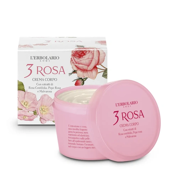 L'ERBOLARIO 3 ROSA CREMA CORPO - immagine 2