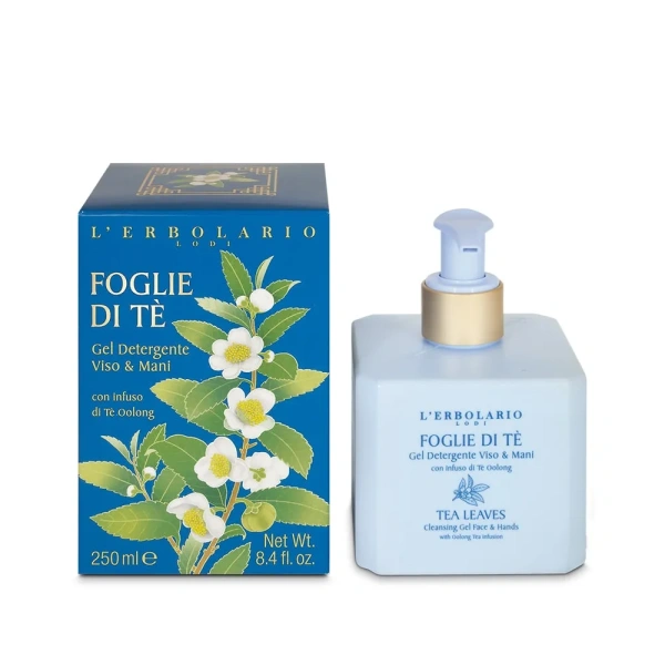 FOGLIE DI TE' GEL DETERGENTE VISO E MANI L'ERBOLARIO