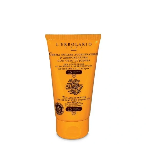 CREMA ACCELERATRICE D'ABBRONZATURA CON OLIO DI JOJOBA SPF 15 75 ml L'ERBOLARIO - immagine 4