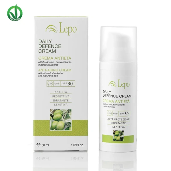 CREMA ANTIETA - DAILY DEFENCE SPF 30 - LEPO - immagine 2