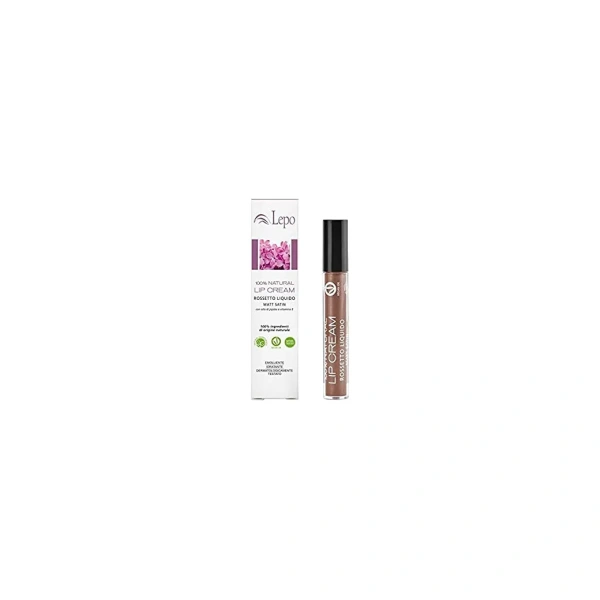 100% NATURAL LIP CREAM ROSSETTO LIQUIDO MATTE - NUDE 01 - LEPO