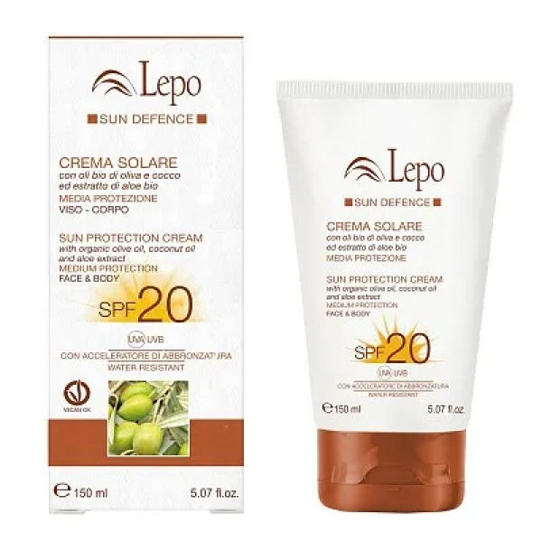 LEPO CREMA SOLARE VISO E CORPO SPF 20 - immagine 2