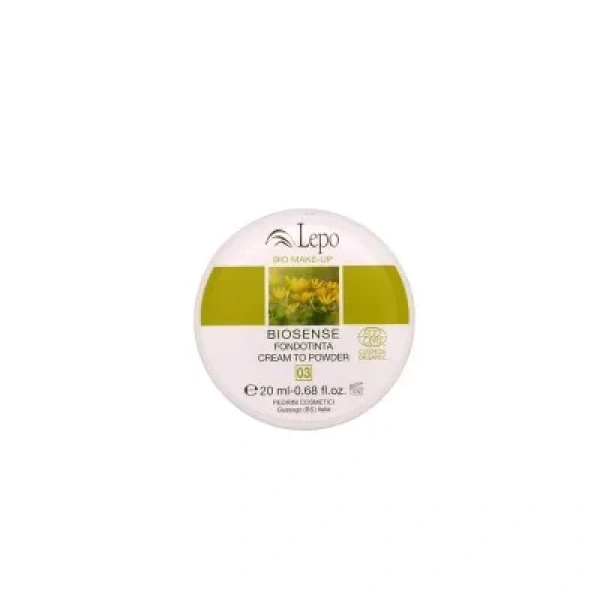 BIOSENSE FONDOTINTA CREAM TO POWDER - 03 NOCCIOLA - LEPO - immagine 2