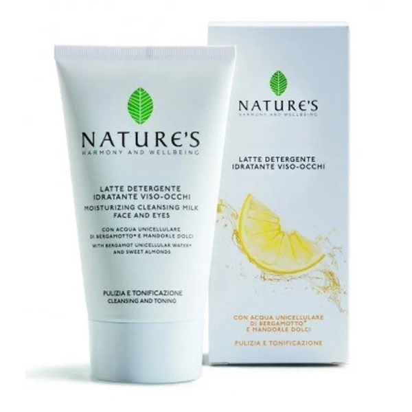 LATTE DETERGENTE VISO IDEATANTE VISO E OCCHI - NATURE'S - immagine 3