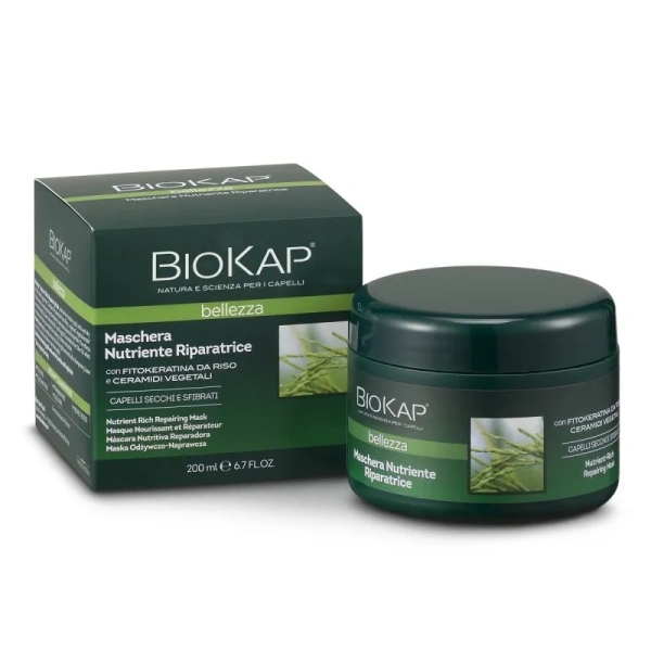 BIOKAP MASCHERA NUTRIENTE RIPARATRICE BIOSLINE - immagine 2