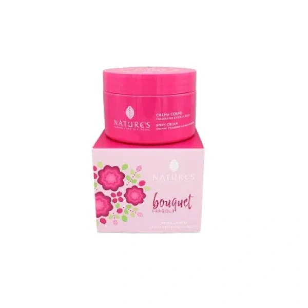 BOUQUET FRAGOLA CREMA CORPO 200ml NATURE'S - immagine 2