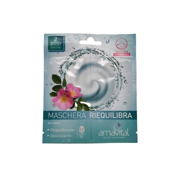 MASCHERA VISO - MASCHERA RIEQUILIBRA - AMAVITAL - immagine 2