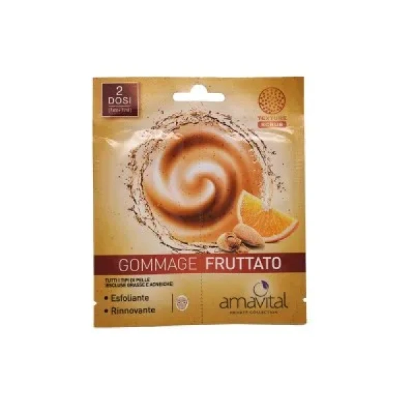 MASCHERA VISO - GOMMAGE FRUTTATO - AMAVITAL - immagine 2