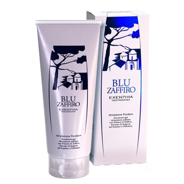 BLU ZAFFIRO - INDRATAZIONE FONDANT emulsione gel idratazione sublime - EXENTHIA MEDITERRANEA - immagine 2