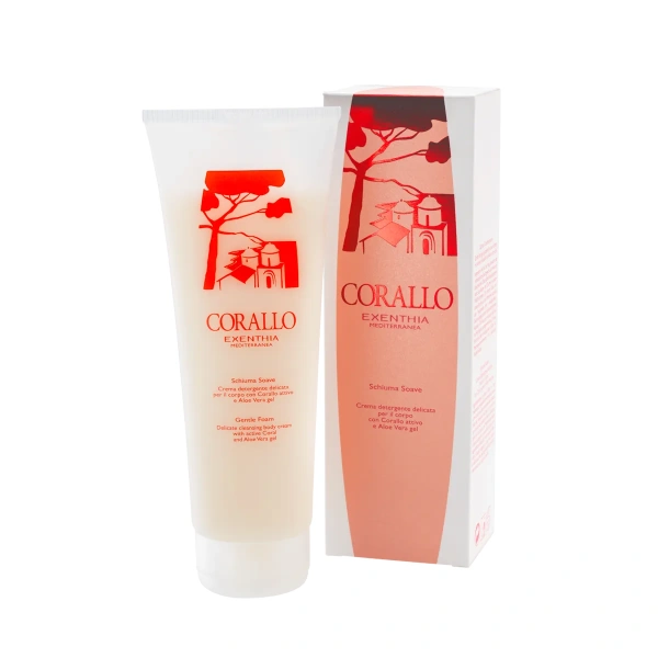 CORALLO - SCHIUMA SOAVE crema detergente delicata per il corpo - EXENTHIA MEDITERRANEA - immagine 2