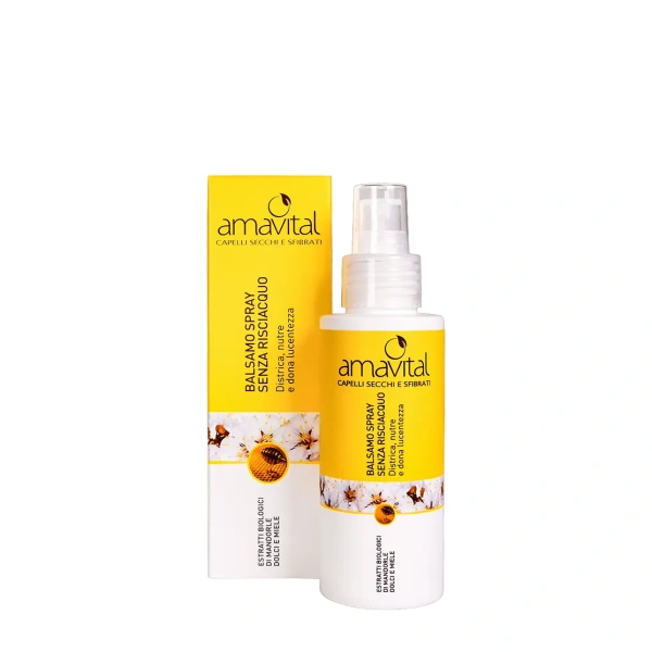 BALSAMO SPRAY S/RISCIACQUO - CAPELLI SECCHI E SFIBRATI - AMAVITAL