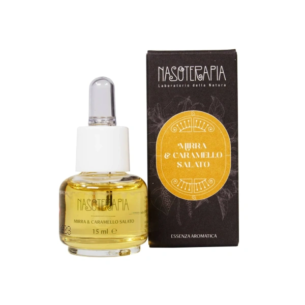 MIRRA E CARAMELLO SALATO - ESSENZA AROMATICA 15ml - NASOTERAPIA - immagine 3