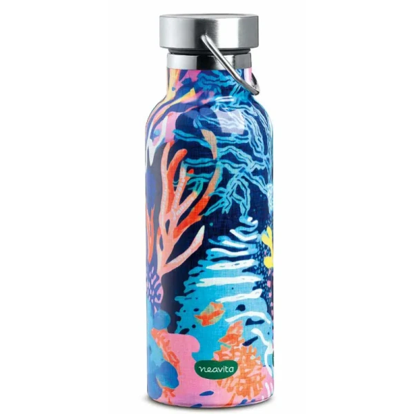 BOTTIGLIA THERMOS IN ACCIAIO CORALLO - FOREVER BOTTLE - NEAVITA - HP - immagine 2