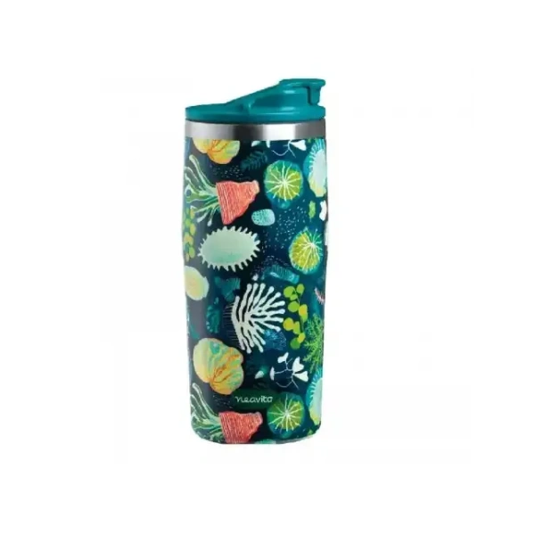 MUG THERMOS IN ACCIAIO VERDE - 500ml - NEAVITA- HP - immagine 2