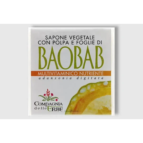 SAPONE VEGETALE CON POLPA E FOGLIE DI BAOBAB - ECOBEAUTY - immagine 2