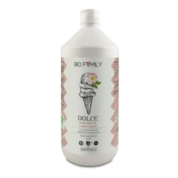 DOLCE BIO FAMILY - BAGNODOCCIA CORPO CAPELLI - NATURETICA - immagine 2